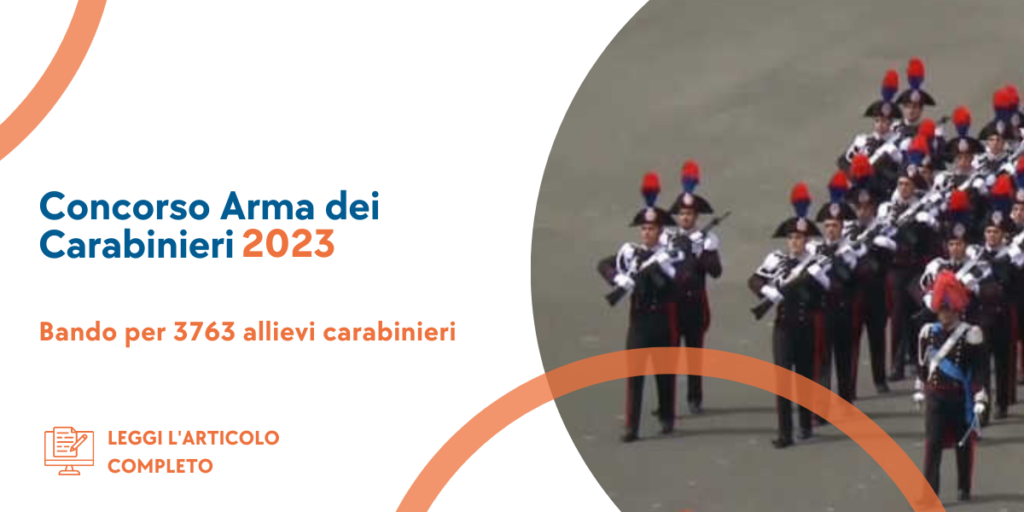 Concorso Allievi Carabinieri 2023 Graduatorie E Ampliamento Posti