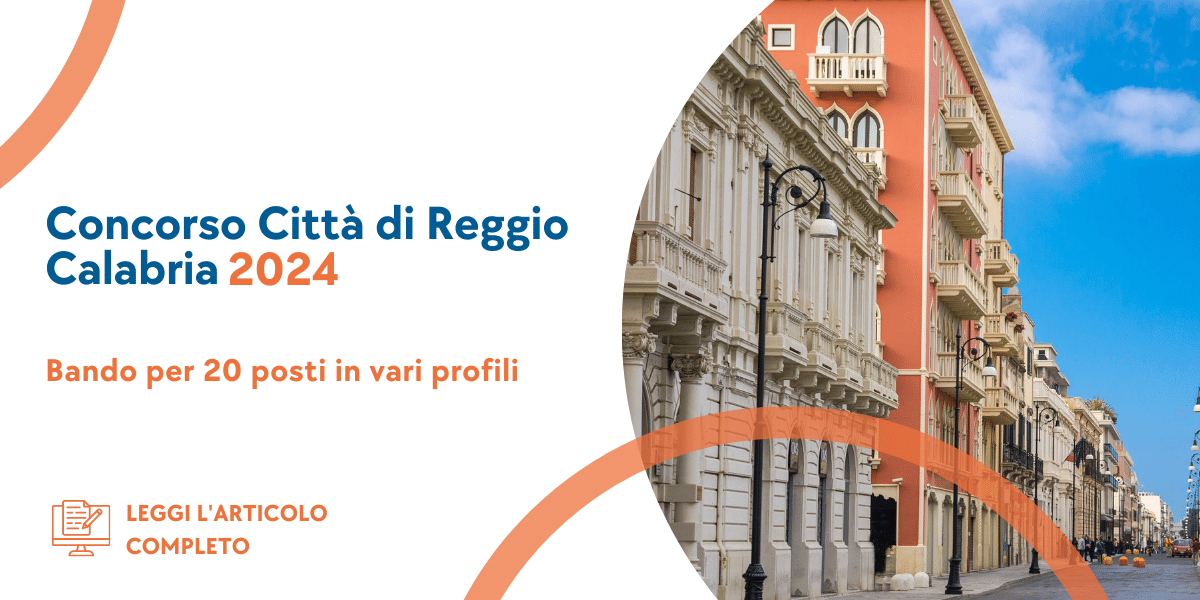 Concorso Città di Reggio Calabria 2024