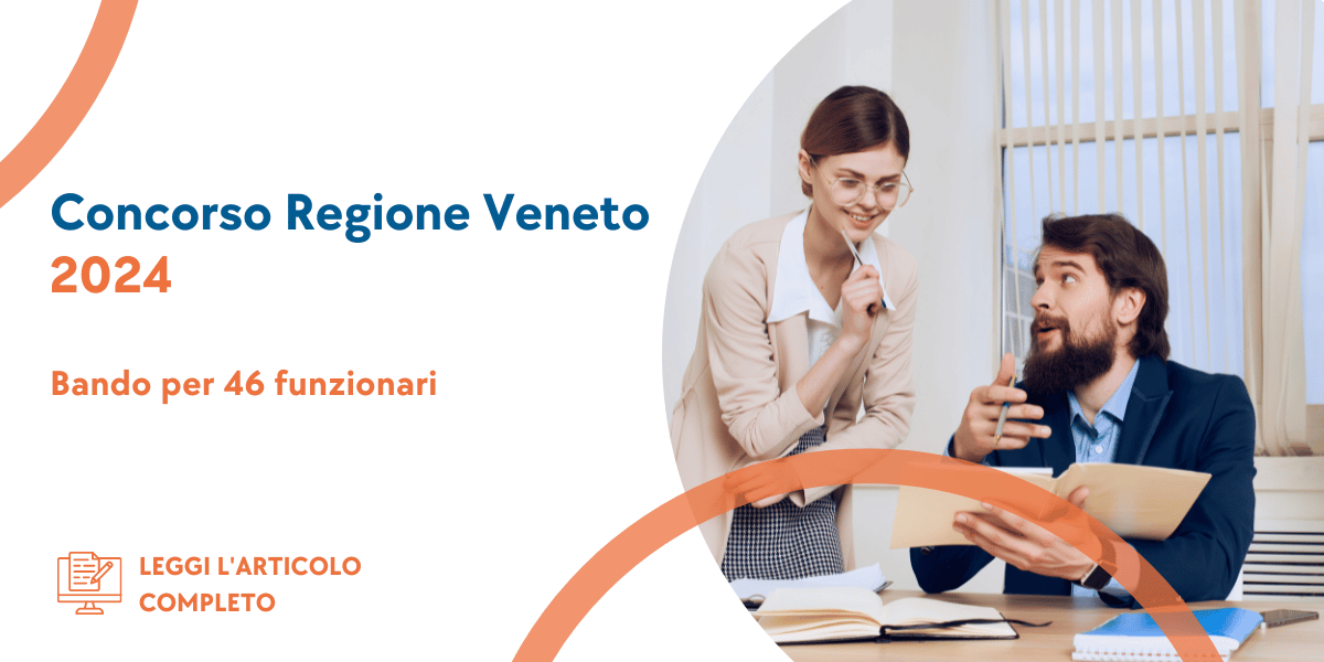 Concorso Funzionari Regione Veneto 2024