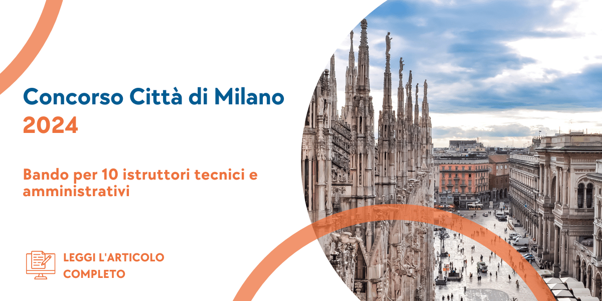 Concorso Istruttori Città di Milano 2024