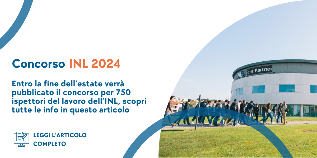 Featured image for “Concorso Ispettorato del Lavoro 2024: 750 nuovi ispettori”