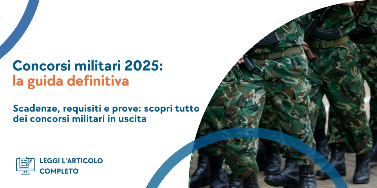 Concorsi militari 2025