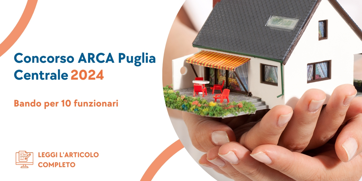 Concorso ARCA Puglia Centrale 2024