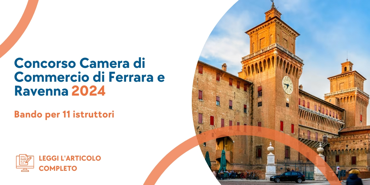 Concorso Camera di Commercio di Ferrara e Ravenna 2024