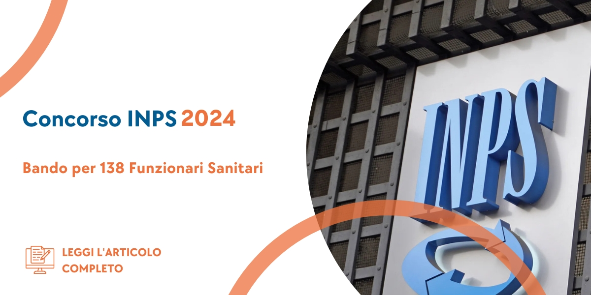 Concorso Funzionari Sanitari INPS 2024