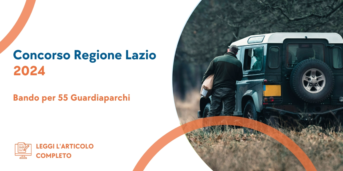 Concorso Guardiaparchi Regione Lazio 2024